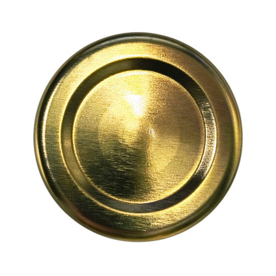 Wieczko fi 43 złote klik - 10 szt.