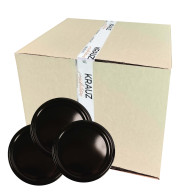 Wieczko fi 70 czarne - karton 1150 szt.