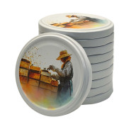 Wieczko fi 82 pszczoła wzór 64 - 10 szt.