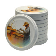 Wieczko fi 82 pszczoła wzór 64 - 10 szt.