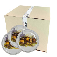 Wieczko fi 82 pszczoła wzór 65 - 750 szt. karton