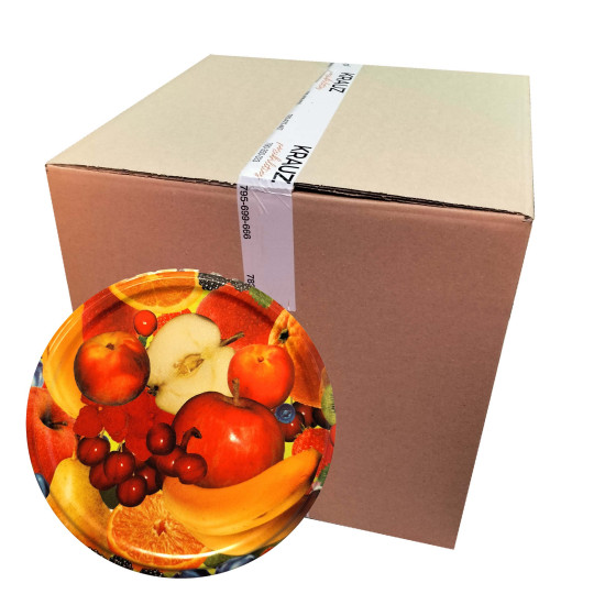  Wieczko fi 82 owoce wzór 34 - 660szt. karton