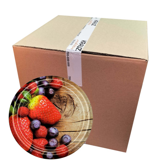  Wieczko fi 82 owoce wzór 35 - 660szt. karton