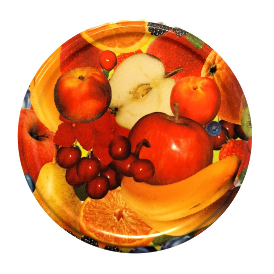  Wieczko fi 82 owoce wzór 34 - 660szt. karton