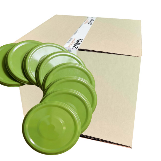 Wieczko fi 66 zielone klik - 1100szt. karton