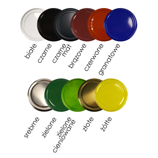 Słoik 0,9L 900ml - paleta 1320 szt. +wieczka kolorowe