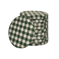 Wieczko fi 82 krata zielona klik karbowane-10szt.