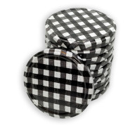 Wieczko fi 82 krata czarna "6" - 10 szt. Wieczko fi 82 krata czarna "6" - 10 szt.