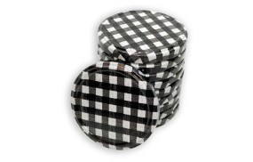 Wieczko fi 82 krata czarna "6" - 10 szt.