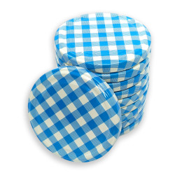 Wieczko fi 82 krata niebieska - 10 szt.