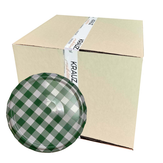 Wieczko fi 82 krata zielona klik karbowane "6"- 750 szt. karton