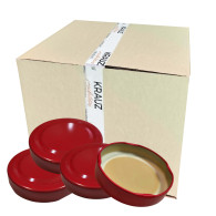 Wieczko fi 66 czerwone wysokie - karton 680 szt.