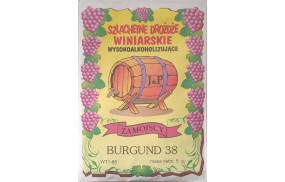 Drożdźe winiarskie J&P Zamojscy-Burgund 38