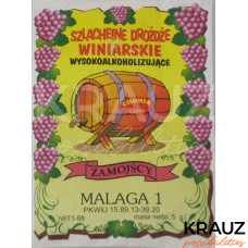 Drożdźe winiarskie J&P Zamojscy-Malaga 1