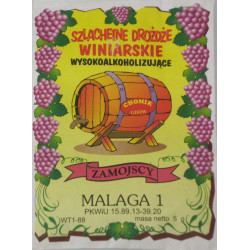 Drożdźe winiarskie J&P Zamojscy-Malaga 1