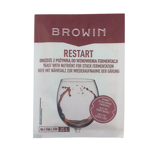 Drożdże Restart do wznowienia fermentacji Browin 22 g *9111