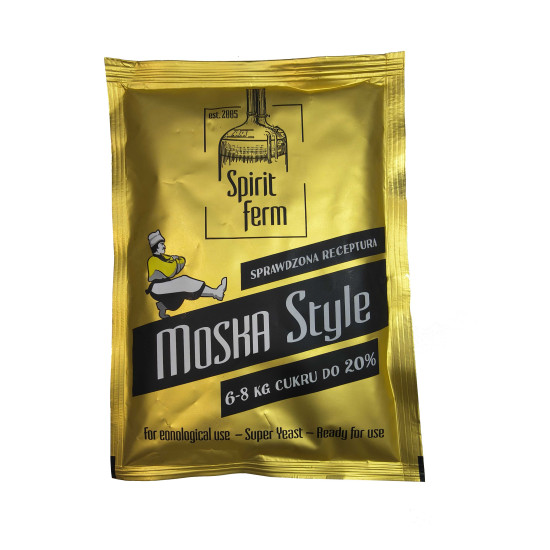 Drożdże gorzelnicze SpiritFerm Moska Style 20 % 140 g