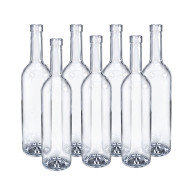 Butelka na wino biała 0,75L - 8 szt.