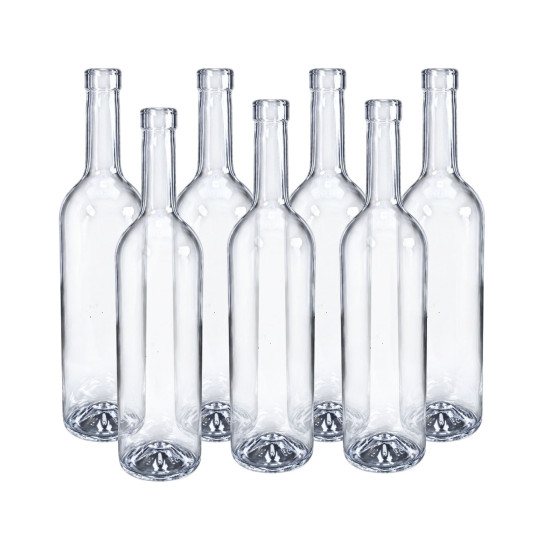 Butelka na wino biała 0,75L - 8 szt. Butelka na wino biała 0,75L - 8 szt.