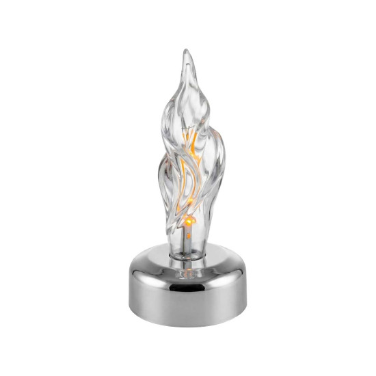 Wkład LED Płomień 3D srebrny *2362