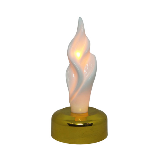 Wkład LED Płomień 3D złoty *2454