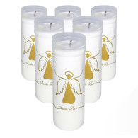 Wkład do zniczy Eko-1 zalewany "Złoty - anioł" -35 szt