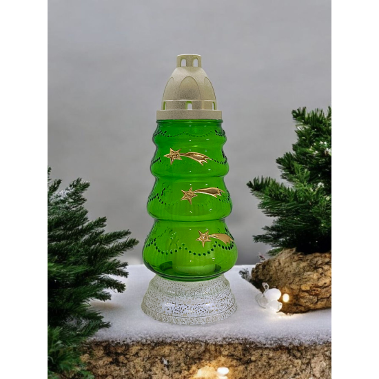 Znicz świąteczny R-34g Choinka Gwaizdka 20h