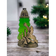 Znicz świąteczny R-34w Choinka ornament 20h