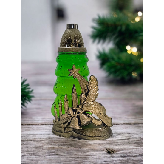 Znicz świąteczny R-34w Choinka ornament 20h