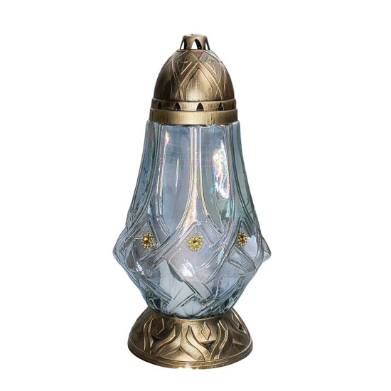 Znicz szklany opalizujący R-539a *4068 Znicz szklany opalizujący R-539a *4068