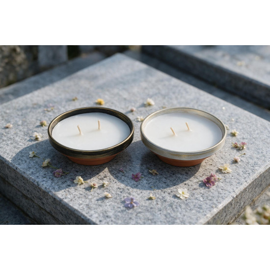 Znicz ceramiczny R-227x 18cm *6562 Znicz ceramiczny R-227x 18cm *6562
