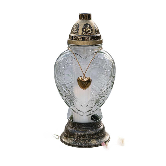 Znicz szklany złoty R-603a *8809 Znicz szklany złoty R-603a *8809