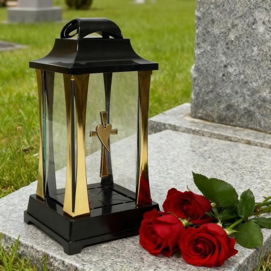 Znicz ALBA czarny/złoty *2768