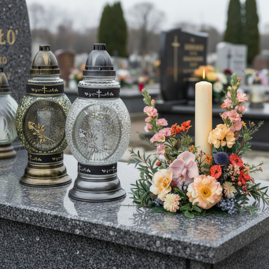 Znicz Karafka witrażowa *4050 Znicz Karafka witrażowa *4050