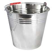 Wiadro wiaderko metal nierdzewne 8l *9859