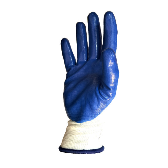 Rękawice ochronne poliester + nitryl roz.9/L *8539 Rękawice ochronne poliester + nitryl roz.9/L *8539