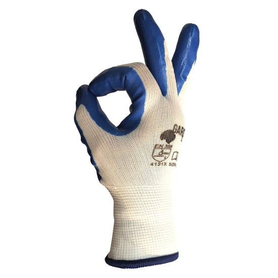 Rękawice ochronne poliester + nitryl roz.9/L *8539 Rękawice ochronne poliester + nitryl roz.9/L *8539