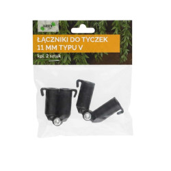 Łączniki do tyczek 11mm typ V - 2szt *8143