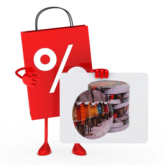 Wieczko fi 82 pszczoła wzór 51 - 10 szt. Wieczko fi 82 pszczoła wzór 51 - 10 szt.