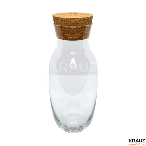 Karafka do wody z Korkiem Pure KROSNO 1L *2491