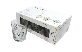 Szklanki góralskie KROSNO Parzenica 250ml *9237