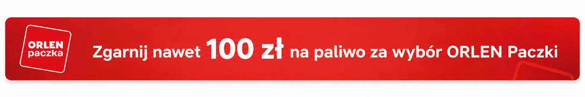 Zgarnij nawet 100 zł na paliwo za wybór ORLEN Paczki
